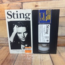 Sting - Nothing Like The Sun The Videos VHS Tape Used 