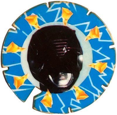 Taz Power Rangers 4 1995 Tazo, Pogs, Milk Cap 8 Puntos