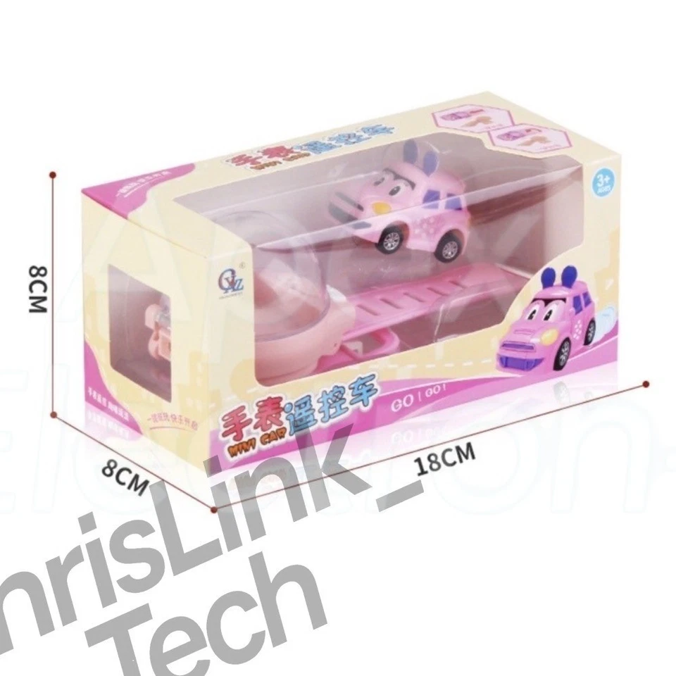 2.4G Alloy RC Remote Control Car Kids Mini Electric Toy Car Remote Control Watch - Image 3 of 4
