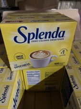 Paquetes de edulcorantes Splenda Zero Calorie 6 cajas de 400 unidades cada una