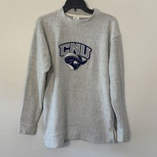 Christopher Newport University Womens M Crewneck Knit Sweatshirt  CNU Oversize