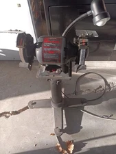 Sears Craftsmen  1/3 HP Bench Grinder 257.1914 W/ Light All Works! on stand