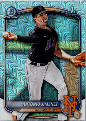 2025 BOWMAN DRAFT CHROME ANTONIO JIMENEZ BDC-56 MEGA BOX MOJO REFRACTOR