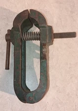 C.H. KIT VICE FROM OLD ESTATE UNUSUAL ANTIQUE ART DECO DESIGN CAST IRON