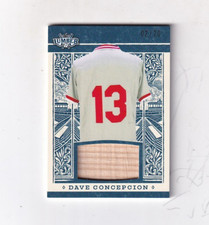 2025 DAVE CONCEPCION LEAF LUMBER GU BAT RELIC 02/20 CINCINNATI REDS