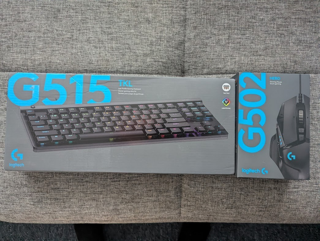 G515 TKL Keyboard and G502 Gaming Mouse - Wired