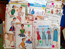 lot of 28 dress patterns vintage