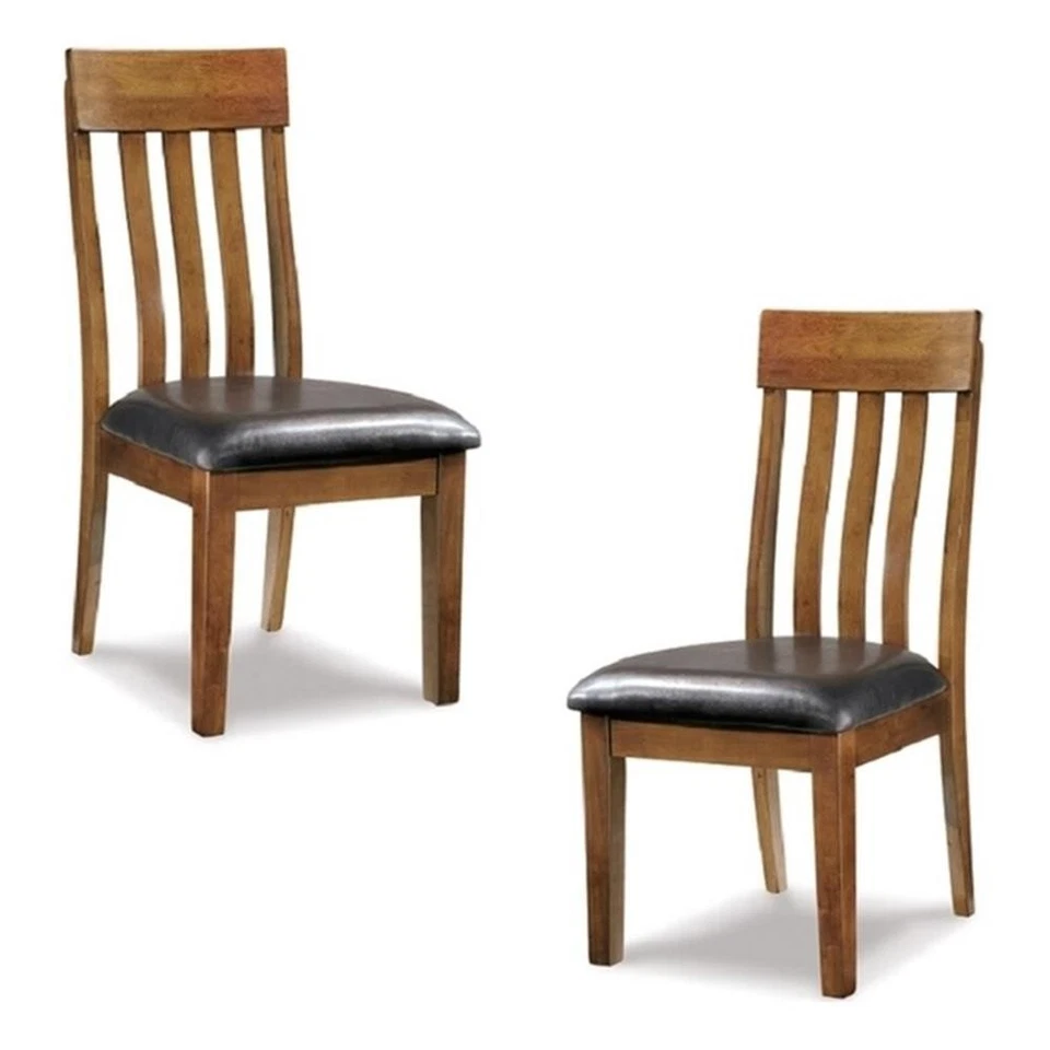 Ashley Furniture Ralene Upholstered Dining Chair in Medium Brown - Image 2 of 4