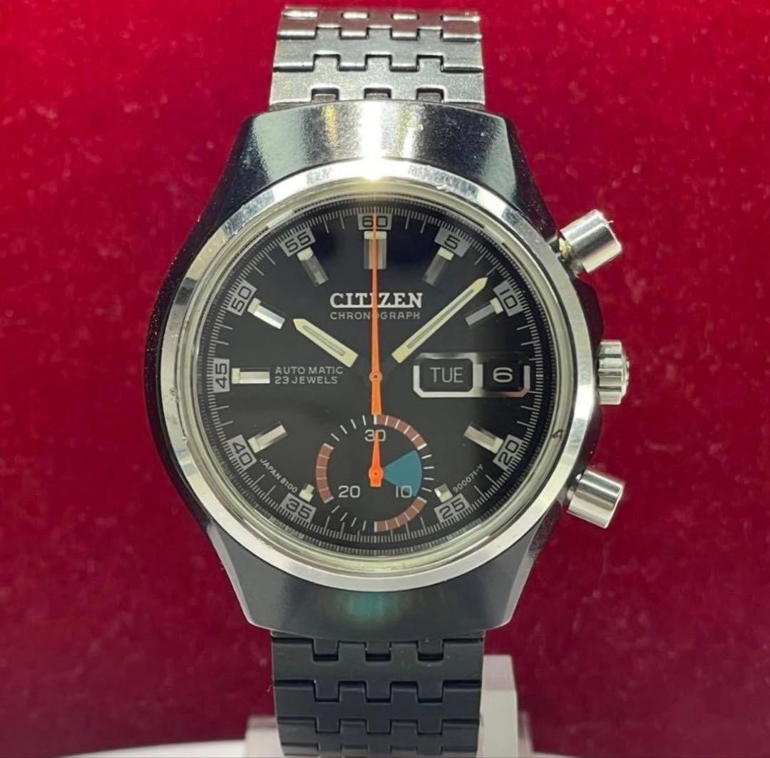 Citizen Challenge Timer Chronograph Black Automat… - image 3