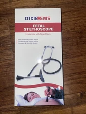 Dixie EMS Fetal Stethoscope for Baby’s Heartbeat Detection, with Pinard Horn 22"