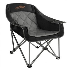 Oversized Heavy Duty Quad Fold Camping Chair Portable Outdoor Arm Chair 500LBS