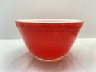 PYREX Small RED MIXING BOWL 1.5 Pt USA Primary Color #401