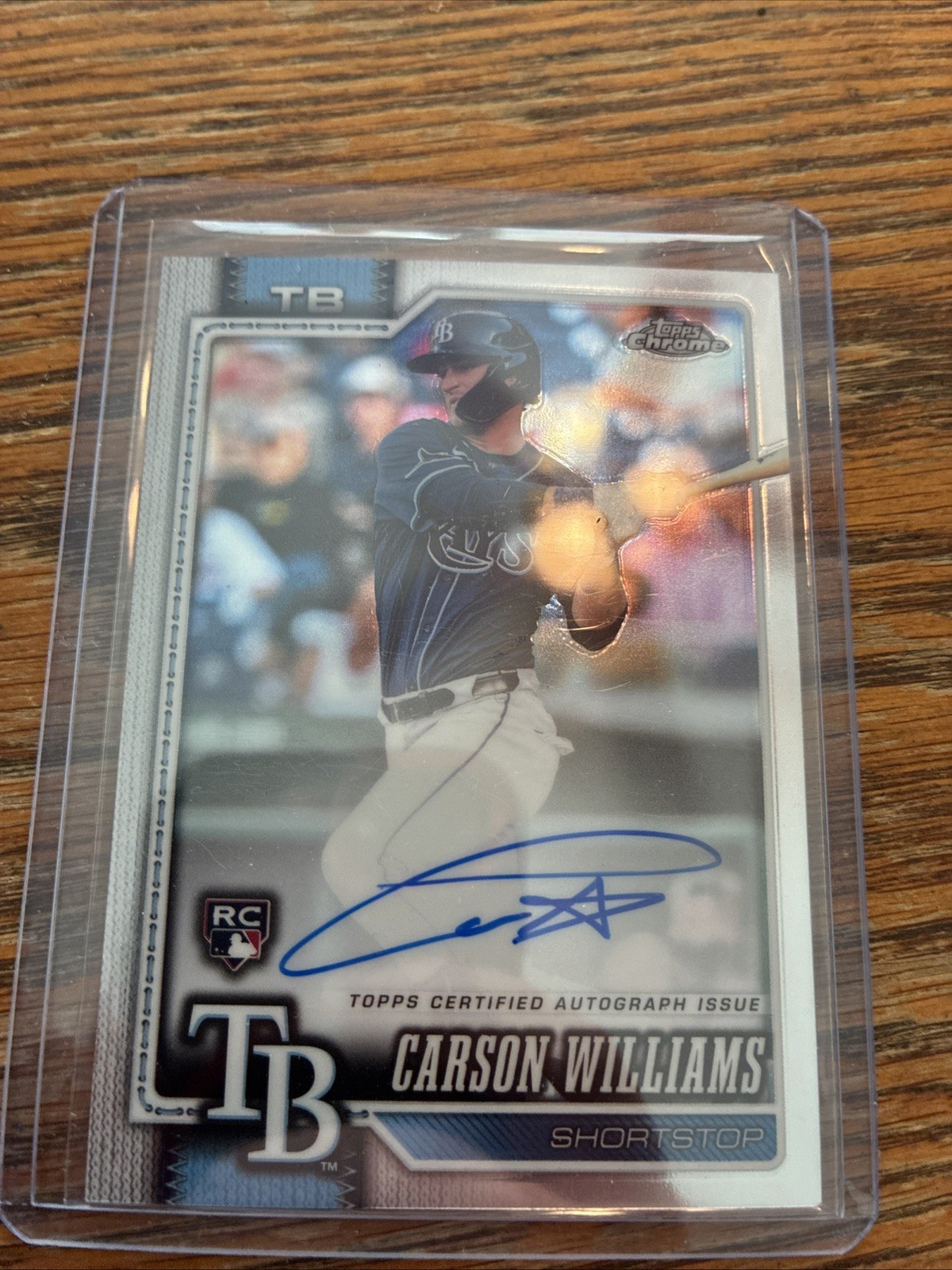 2026 TOPPS CHROME CARSON WILLIAMS CERTIFIED AUTO AUTOGRAPH ROOKIE CARD #RA-CWS