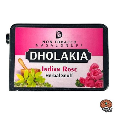 Dholakia Herbal Snuff INDIAN ROSE 9g Dose Schnupfpulver