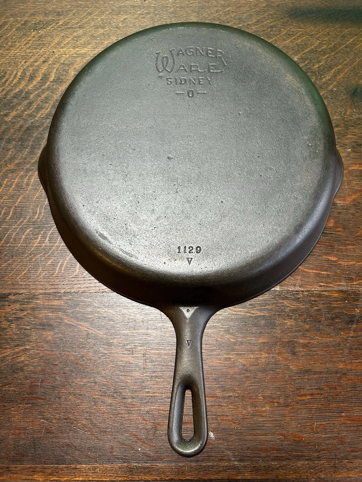 Vintage WAGNER WARE Sidney -O- Cast Iron 11" Grill Skillet #1129