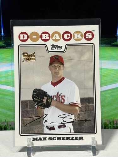 2008 Topps Updates & Highlights #UH280 Max Scherzer  Diamondbacks Rookie JA
