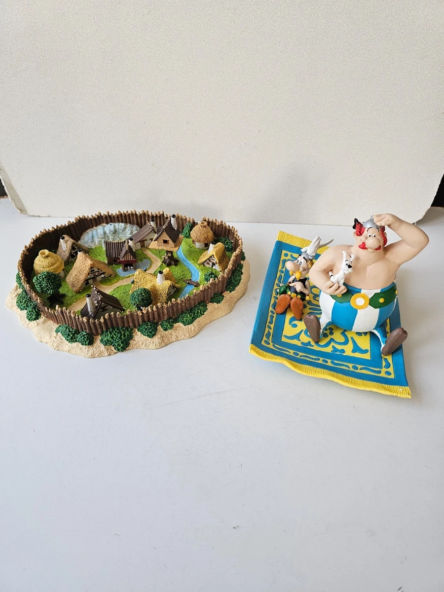 Village Astérix N°1 Astérix + Sa Maison + Figurines En Plomb
