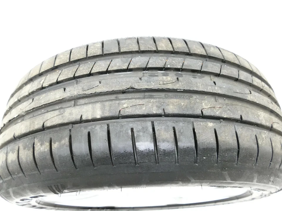 AUDI A6 4G Alufelge + Sommerreifen Dunlop 225/55 R17 4G0601025BK ca 5,5mm - Bild 3 von 4