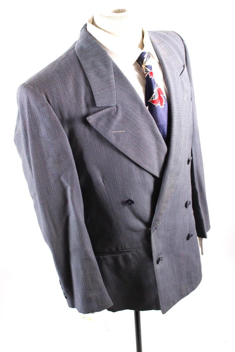 Vintage Double Breasted Suit In Men's Vintage Suit Jackets