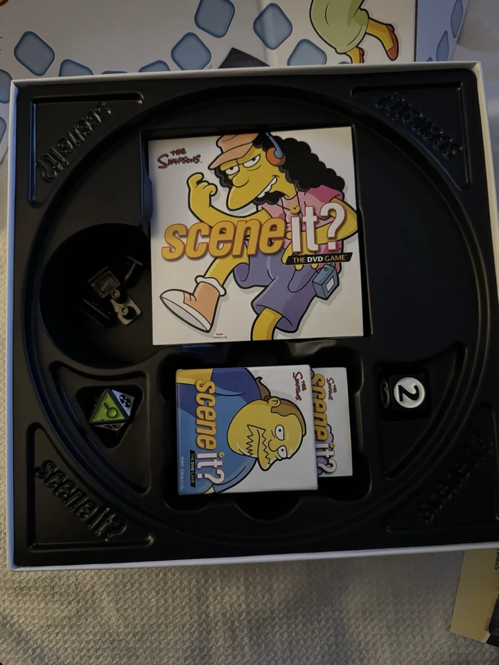 The Simpsons Scene It? DVD Game Deluxe Edition Board Game Checked & Complete new - Image 2 of 4