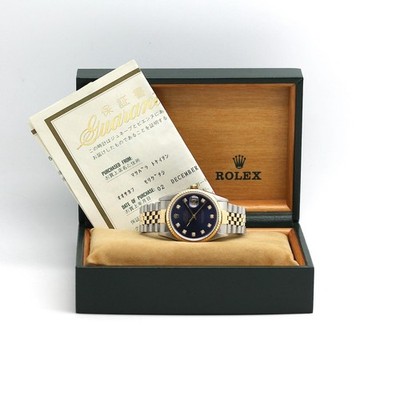 Rolex Datejust Stahl / Gold Ref: 16233 mit Rolex Box & Papiere von 1997