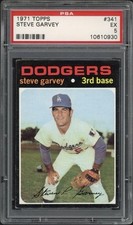 1971 Topps Steve Garvey Rookie RC #341 PSA 5 Excellent Los Angeles Dodgers