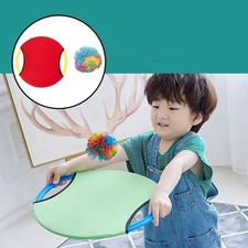 Trampoline Paddle Ball Game Sensory Training Indoor Outdoor Flying Disc for Lawn