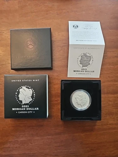 2021 US Mint Morgan Uncirculated Silver Dollar Carson City