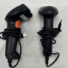 Lot of 2 Tera D5100Y 1D 2D QR USB Wired Barcode Scanner With 1 Wireless Dongle
