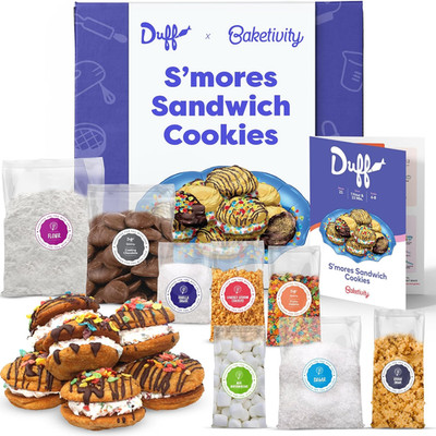 X Duff Goldman S Mores Sandwich Cookies Kit Kids Baking Set Cooking Kits for Kid