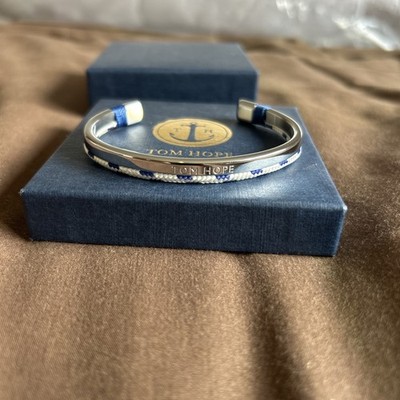 Tom Hope Armreif Armband TM0435 blau & weiß - neu und originalverpackt