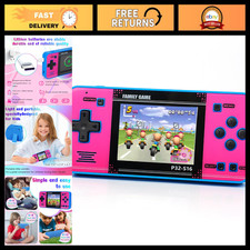 Portable Handheld Game Console for Kids - 220 32-bit Games, 3.0" IPS Screen, Rec