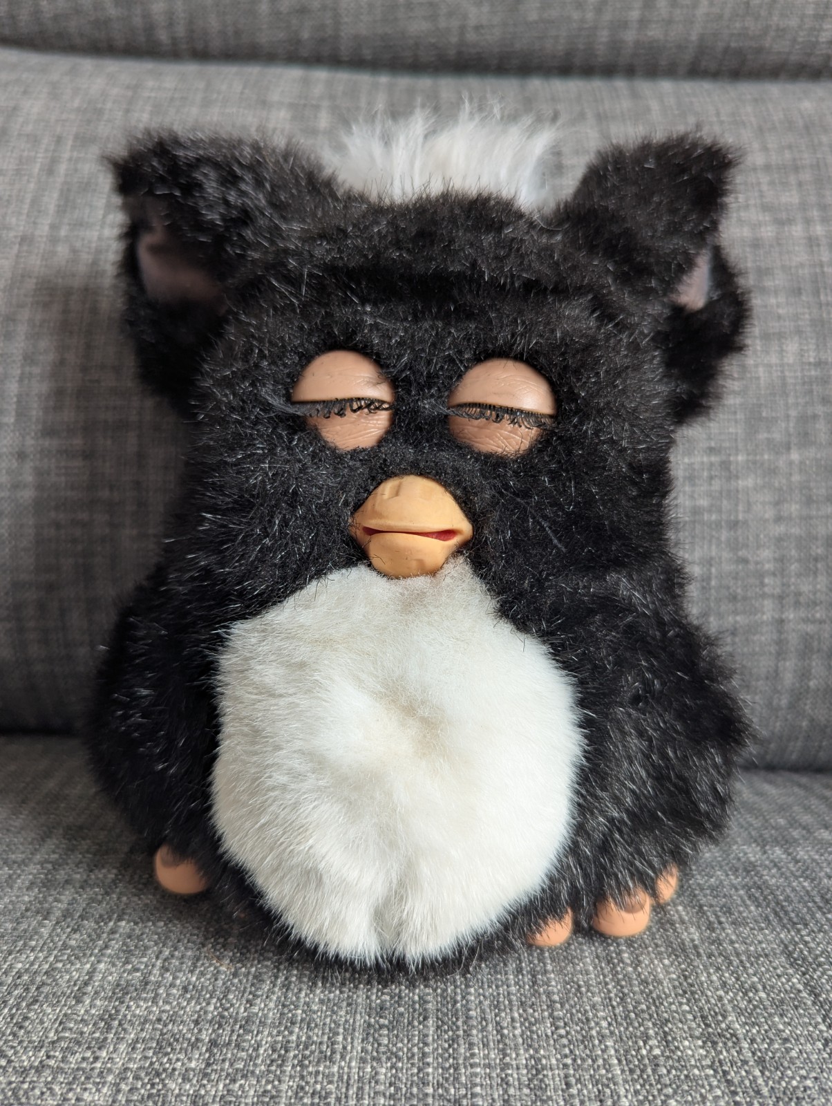 Rare, Mint, black 2005 fiesta emoto tronic furby fully working. Beak is perfect.