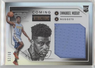 2015 Gala Coming Attractions Memorabilia 52/60 Emmanuel Mudiay #31 Rookie RC z5i