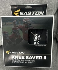 NEW Easton Knee Saver II Catcher Knee Support Leg Guard Pads Small Black