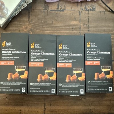 Good & Gather Signature Orange Cinnamon Espresso Capsules Lot of 4 (10 ct) 