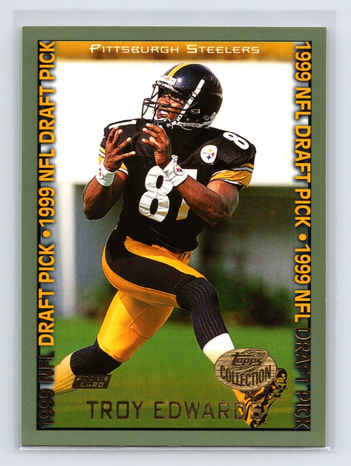 1999 Topps #348 Troy Edwards Topps Collection - Rookie RC - Steelers