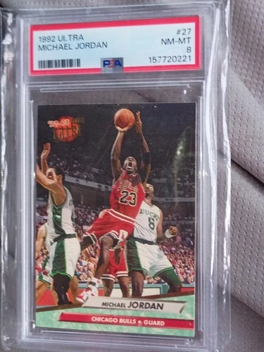 1992 Fleer Jordan PSA 8