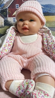 Berjuan Baby Doll Light Complexion Vinyl/Cloth w/ Removable Outfit & Hat