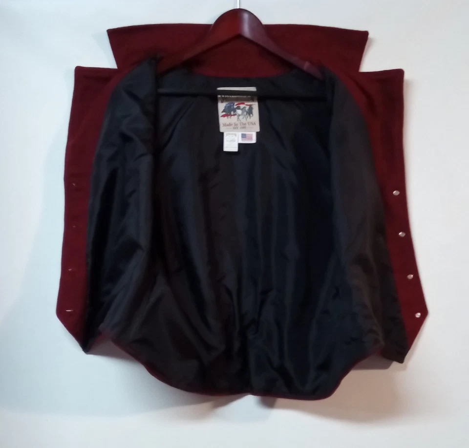 Chaleco SCHAEFER 805L Mujer X-Grande Ganado Barón Espiga Tweed Mezcla Lana EE. UU. Foto 4 de 4