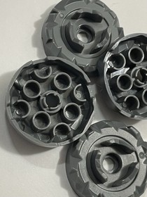 LEGO&reg; 87750 Turntable 4 x 4 Top (Atlantis Key Holder) Dark Bluish Gray