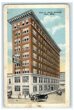 c1920s Flint P Smith Building Flint Michigan MI Posted Postcard