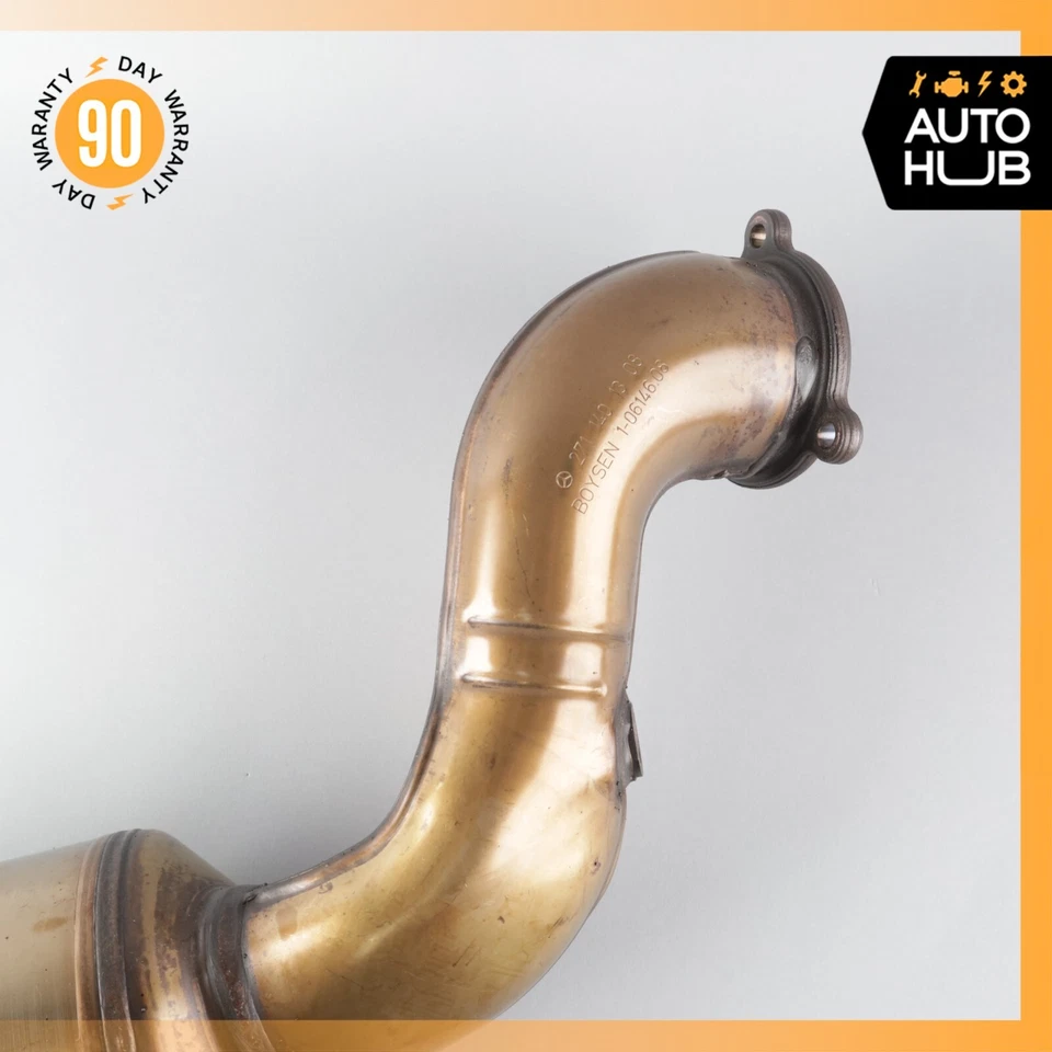 Tubo de escape 12-15 Mercedes R172 SLK250 C250 M271 1,8 L 2711401308 OEM 89k Foto 3 de 4