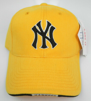 NEW YORK YANKEES MLB YELLOW VINTAGE 