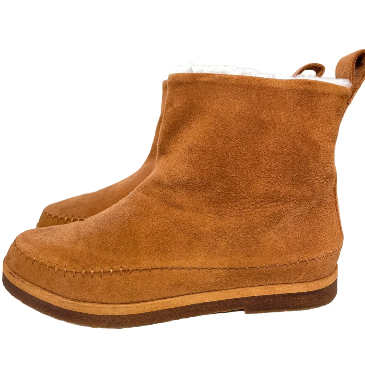 Shearling lined snow boots sale