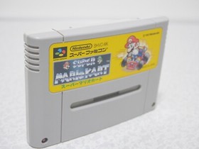 Nintendo Super Mario Kart Super Famicom SFC SNEC Tested from Japan