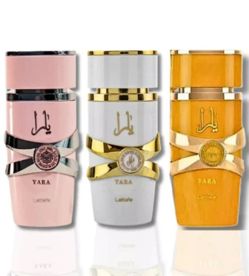 BUNDLE Yara, Yara Moi, Yara Tous by Lattafa 3.4 OZ / 100 ML Perfume Spray EDP