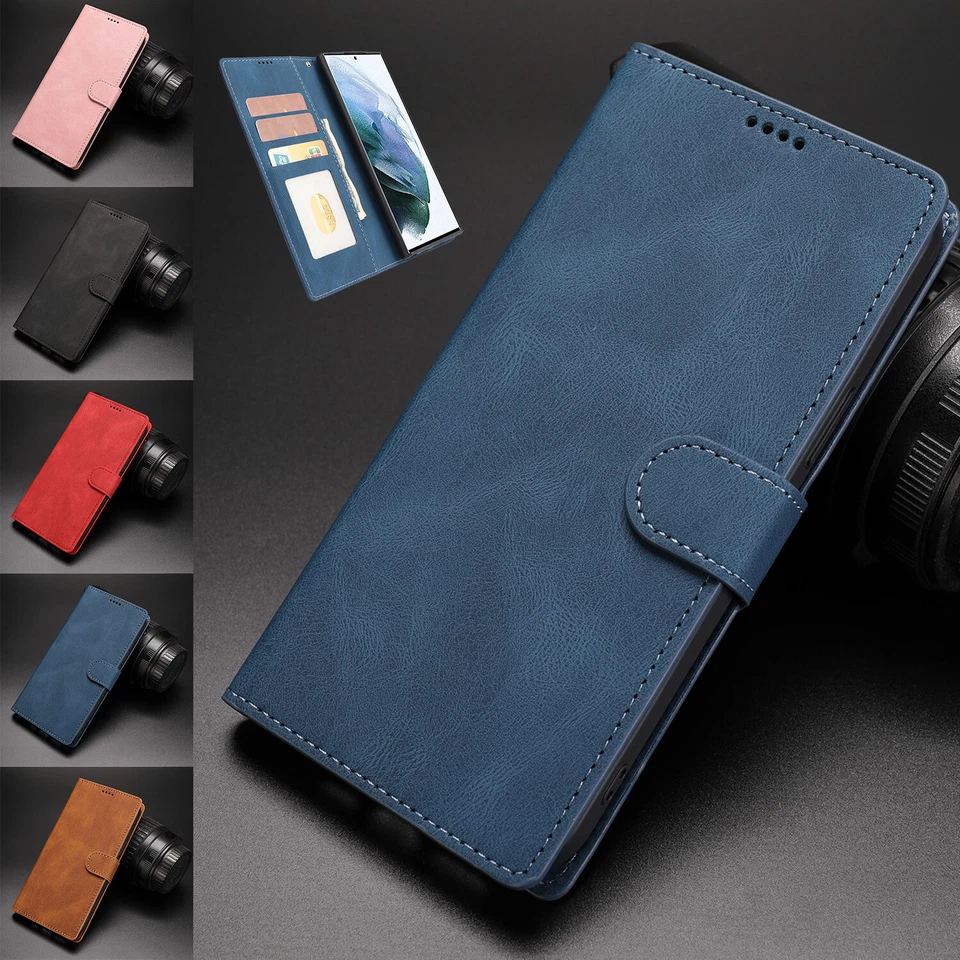 For Samsung A14 A54 5G A51 A71 A13 A33 A32 A42 A52 A72 Leather Wallet Flip Case - Image 3 of 4