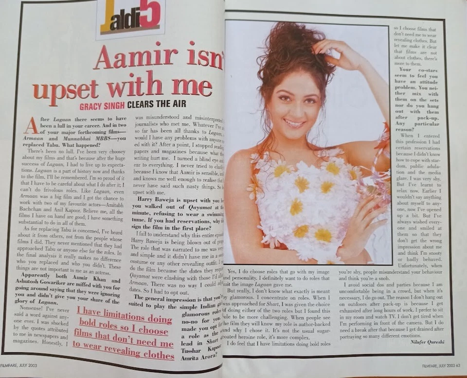 Filmfare July 2003* Bollywood Rare Magazine - Image 4 of 4