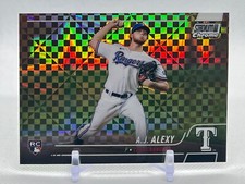 2022 Topps Stadium Club Chrome A.J. ALEXY X-Fractor Rookie RC #260 Rangers
